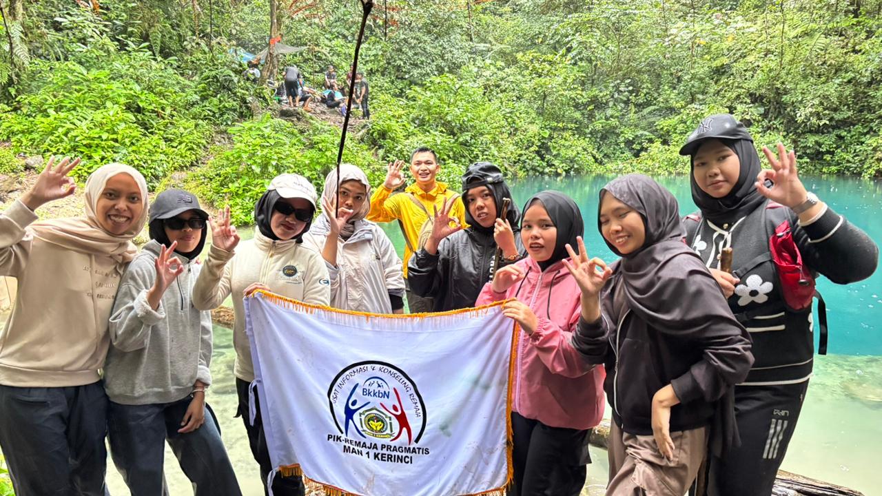 PIK-R MAN 1 Kerinci Sukses Laksanakan Outbound Taddabur Alam di Keindahan Danau Kaco